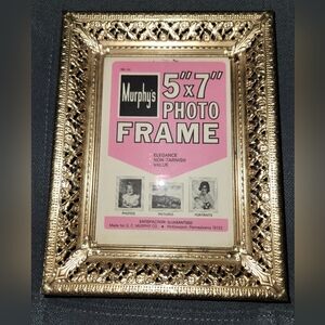 Vintage Gold Photo Frame - Elegant Home Accent